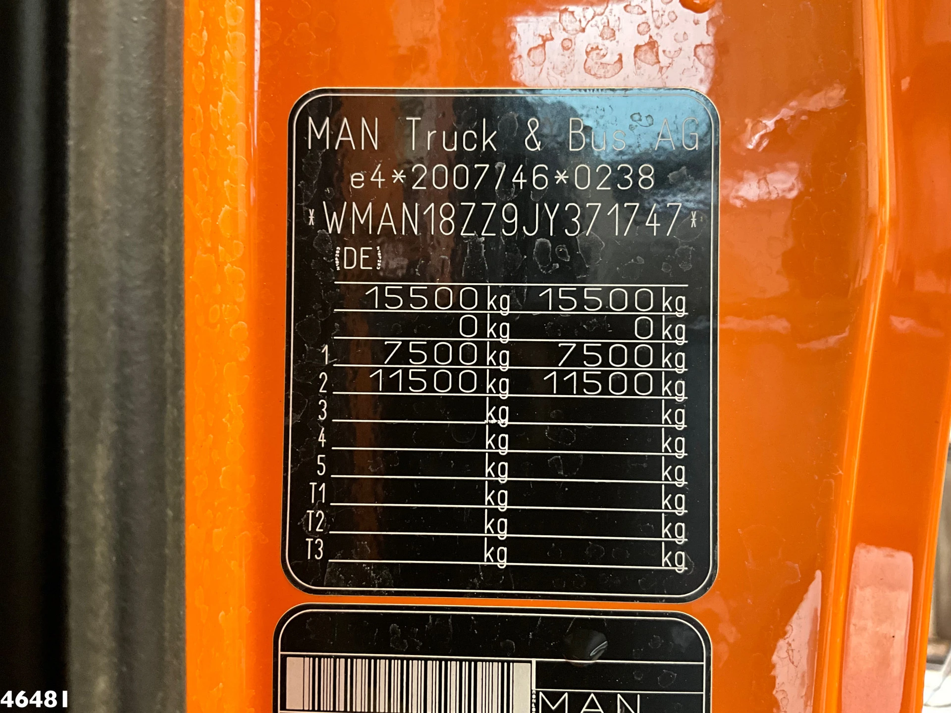 MAN TGM 2018 - 15.250 Euro 6 Faun VIAJET 6 Just 124.475 km! afbeelding 26