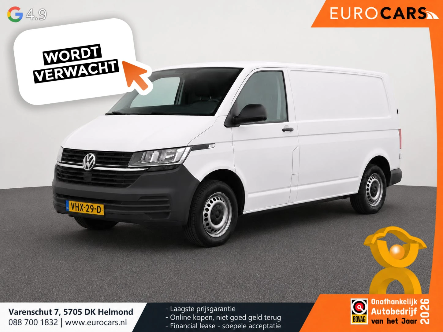 Volkswagen Transporter 2021 - T6.1 2.0 TDI L2H1 afbeelding 1