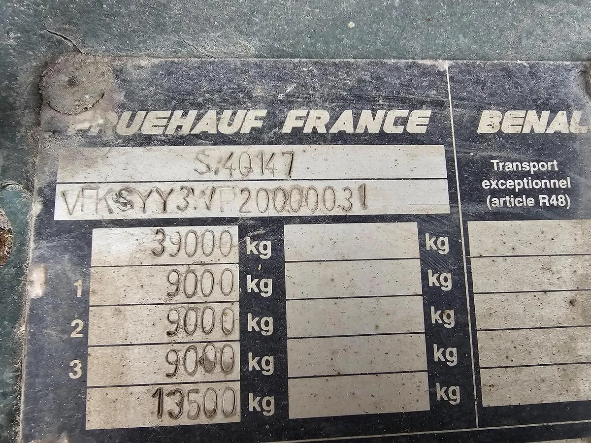 Fruehauf 3 AXLE CURTAINSIDER - BPW AXLES 2002 afbeelding 10