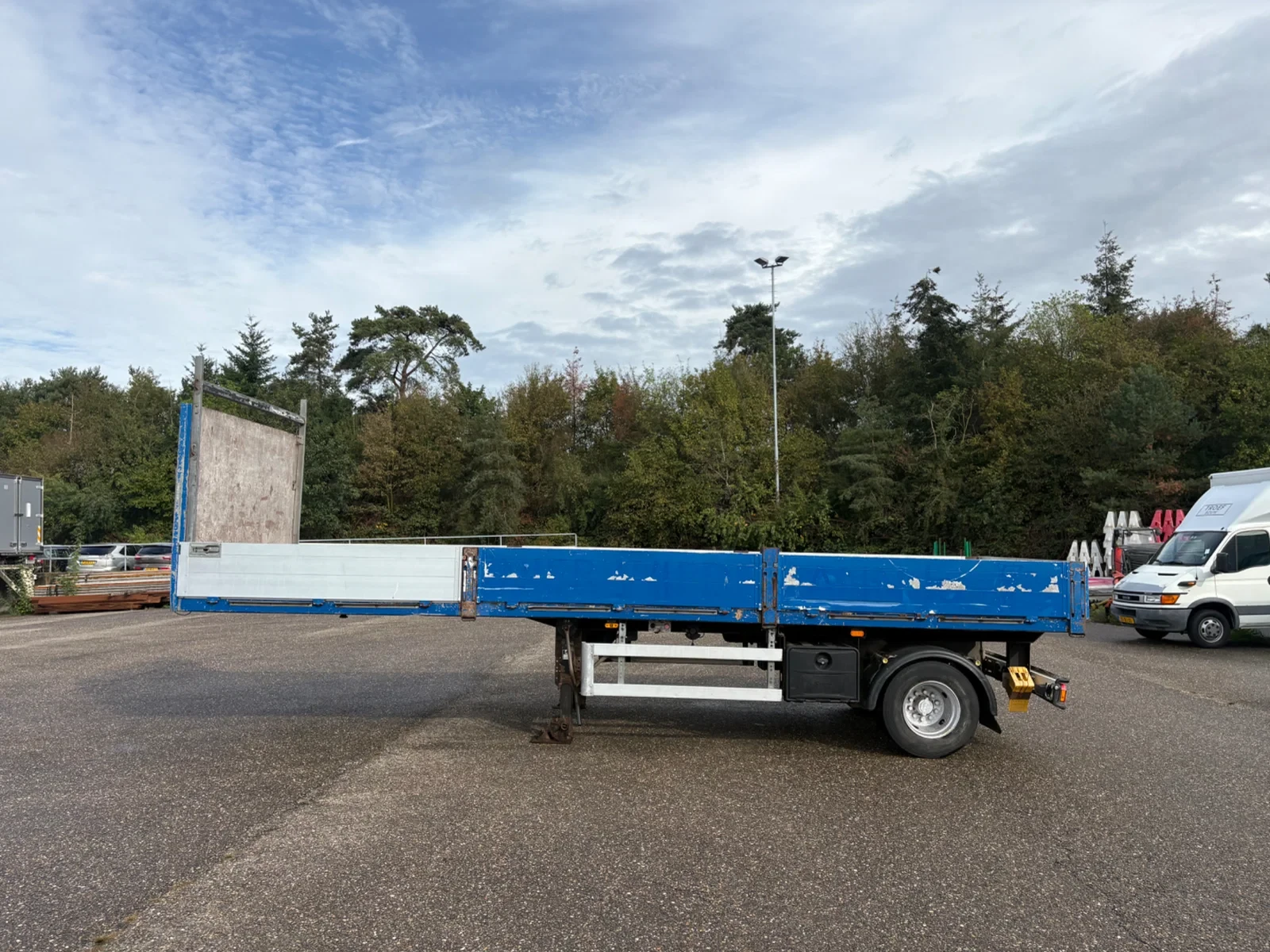 Fuchs 2008 - Oplegger 12.7 TON met aluminium luiken afbeelding 1