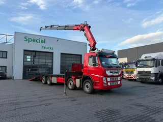 Volvo FM 430 2011 - 8x2 / Euro 5 / Fassi F245A.25 / Machine-transporter / Oprijwagen te koop