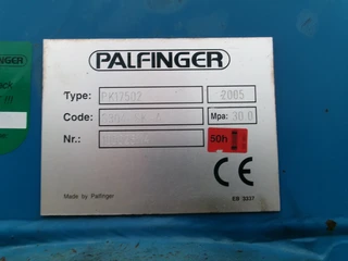 Palfinger 2X HYDRAULISCH 2005 - PK17502 afbeelding 3 miniatuur