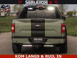 Dodge Ram Pick-Up 2018 - FORD F150 5.0 V8 4X4 | MAT OLIVE GREEN | BIJTELLING VRIJ | ZEER DIK | CAMERA | 3500KG | PANORAMA | LEDER | GO RHINO ROLLBAR | immagine 42