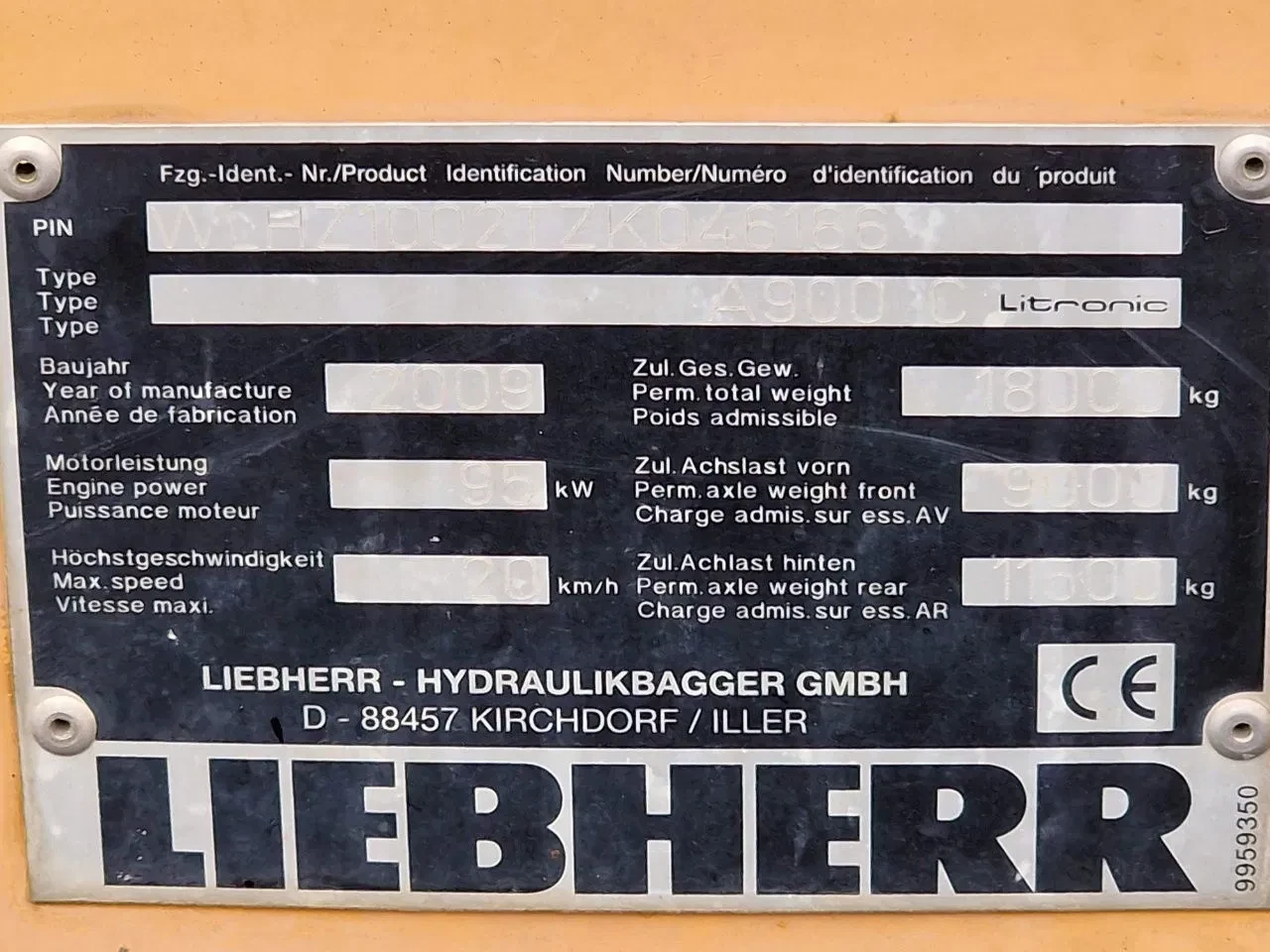 Liebherr 2009 - A900C - 95 KW - Central Greasing - imagem 12
