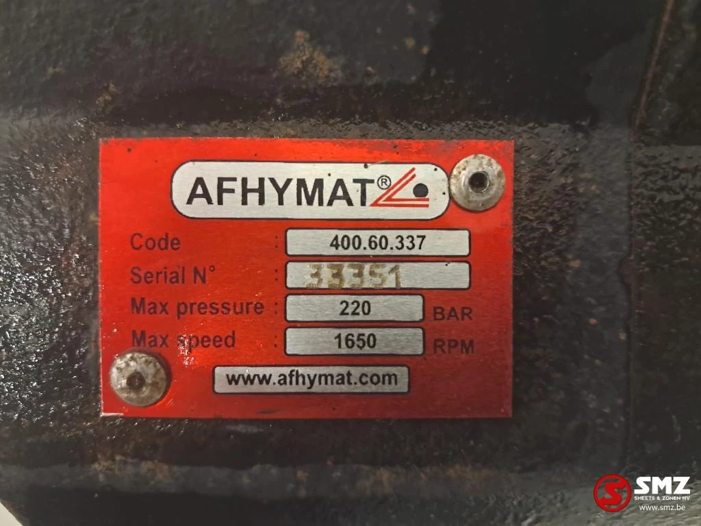 Diversen - Occ hydraulische pomp Afhymat 400.60.337 afbeelding 6