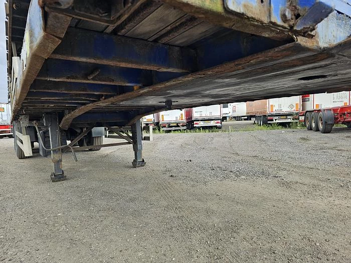 Pacton 3 AXLE FLATBED TRAILER BPW DRUM 2004 zdjęcie 9