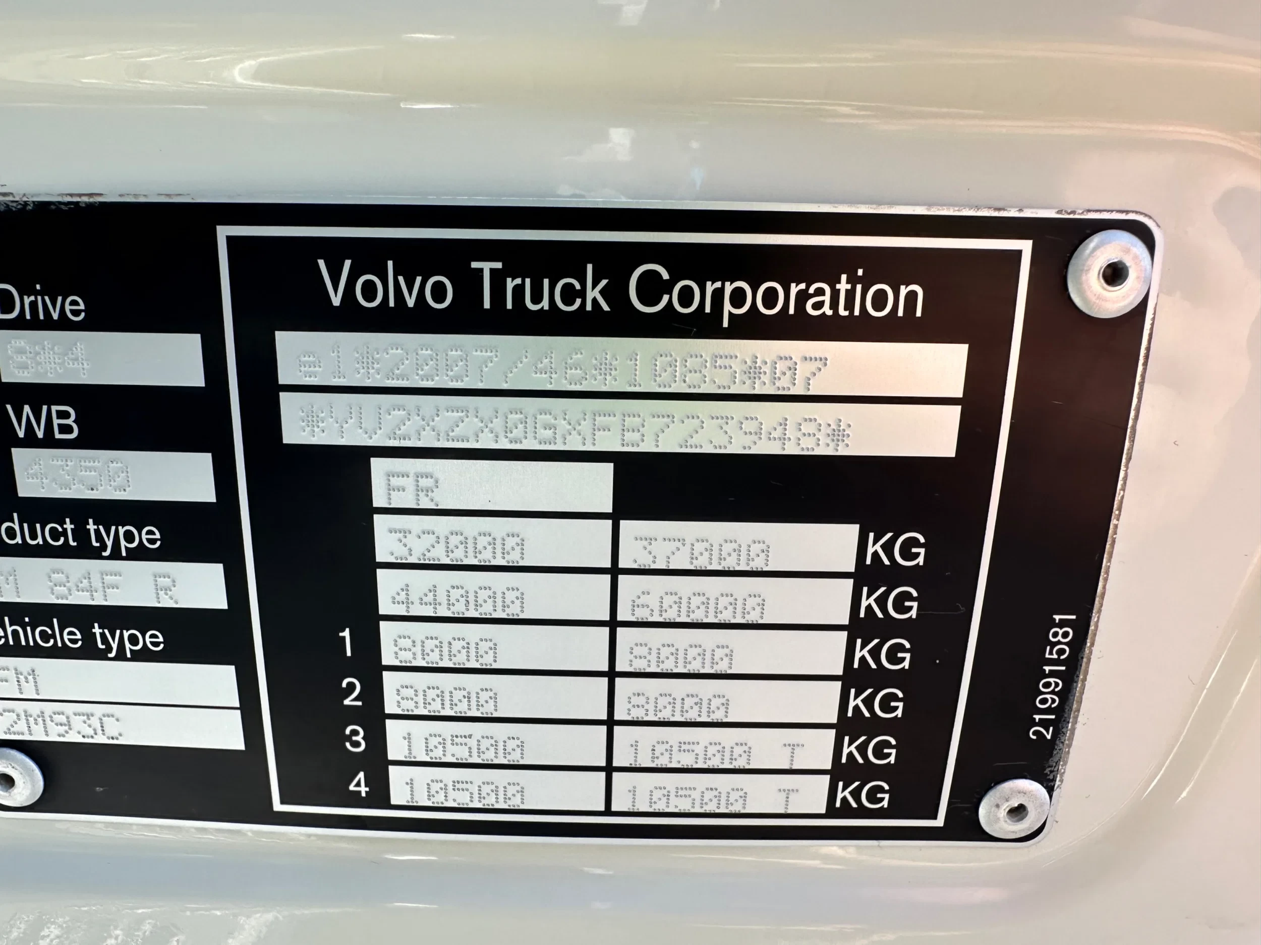 Volvo FMX 450 2015 - 8x4 / Euro 6 / Vincent Hardox Kipper / 3 zijdige / Bordmatic / afbeelding 16