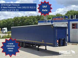 Kögel Semitrailer Curtainsider Mega 2018 te koop