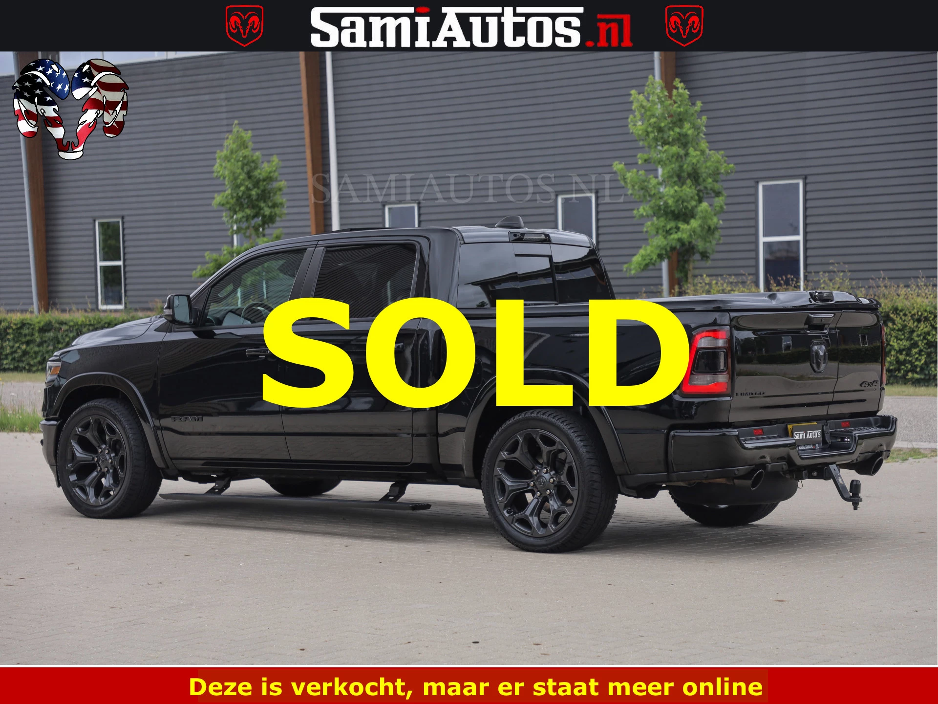 Dodge Ram 1500 2022 - LIMITED NIGHT | BOM VOL | HUD | MWK | LUCHTVERING | PANODAK | afbeelding 52