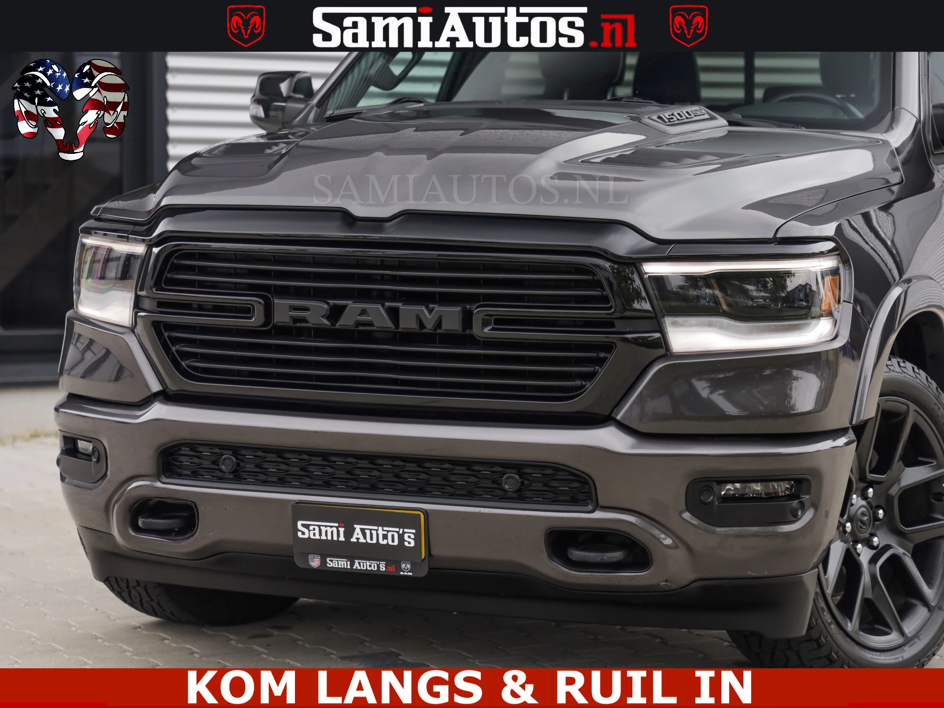 Dodge Ram Pick-Up 2023 - SPORT LARAMIE 5.7 V8 HEMI | LUCHTVERING | 2023 | PANODAK | GROOTSCHERM | DC | TOP KLEUR GRANITE | afbeelding 18