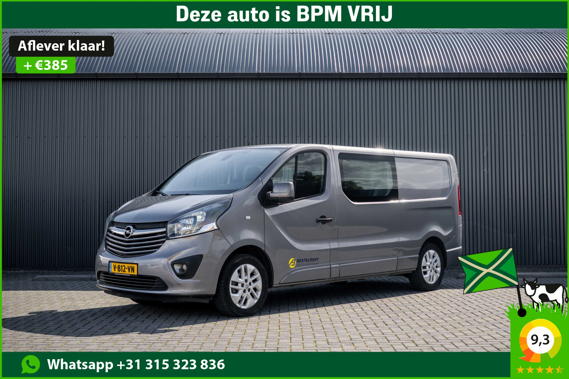 Opel Vivaro 2019 - 1.6 CDTI L2H1 | 125PK | DC 6-Zits | Camera | Cruise | Airco | Trekhaak immagine 1