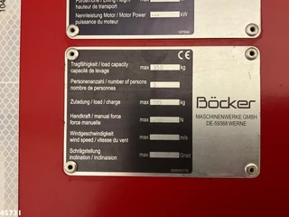 MAN TGM 2019 - 26.320 Euro 6 Bocker hoogwerker met Jib 46 meter Just 33.833 km! afbeelding 27