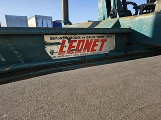 LEONET TB 18 |WOOD TRAILER WITH CRANE| BPW DRUM STEEL SUSPENSION. 1992 - N/A image 13