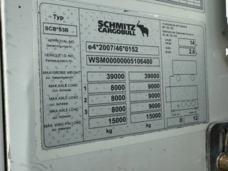 Schmitz Cargobull N/A 2012 - THERMO KING SLXE200 BPW AXLE image 10