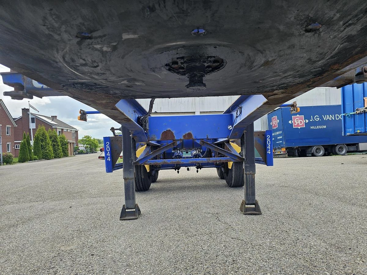 MKF METALLBAU CS 20 -20 FOOT- CONTAINER CHASSIS -HEAVY DUTY- BPW DRUM -STEEL SUSPENSION- GOOD QUALITY. 2007 zdjęcie 7