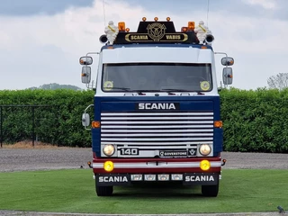 Scania LB140 V8 1976 - 350 HP 6x2 Oldtimer - Perfect shape - Private owned/No VAT image 2