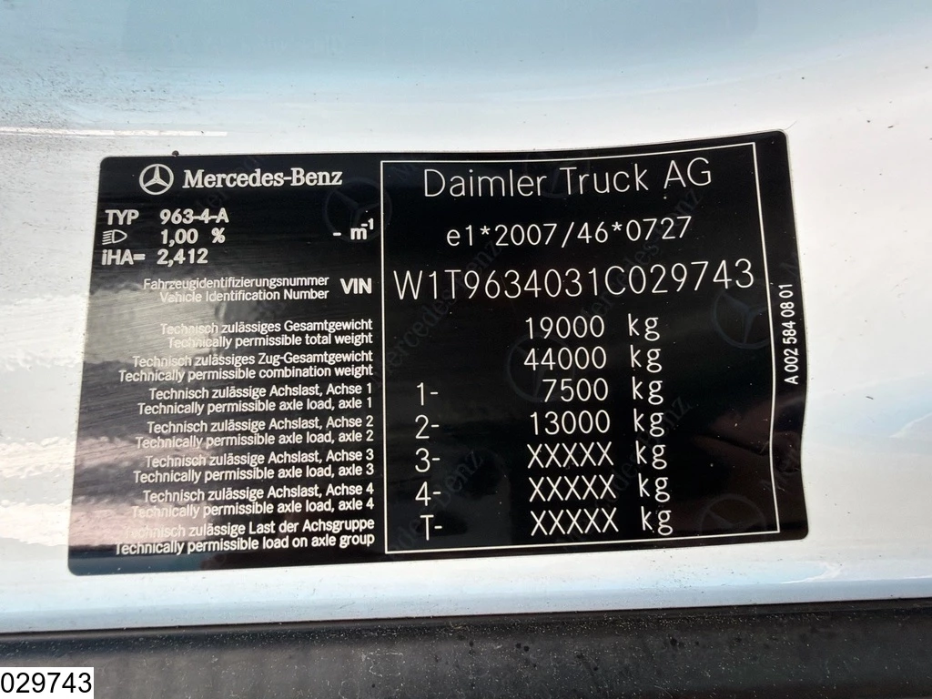 Mercedes-Benz Actros 2021 - 1845 EURO 6 zdjęcie 7