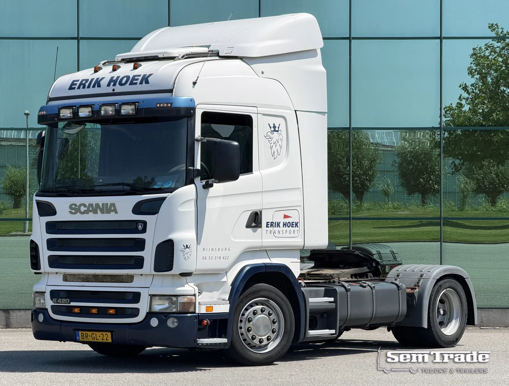 Scania R 2005 - R420 RETARDER MANUAL GEARBOX ANALOGUE TACHO FULL AIR 2X TANKS HOLLAND-TRUCK afbeelding 1