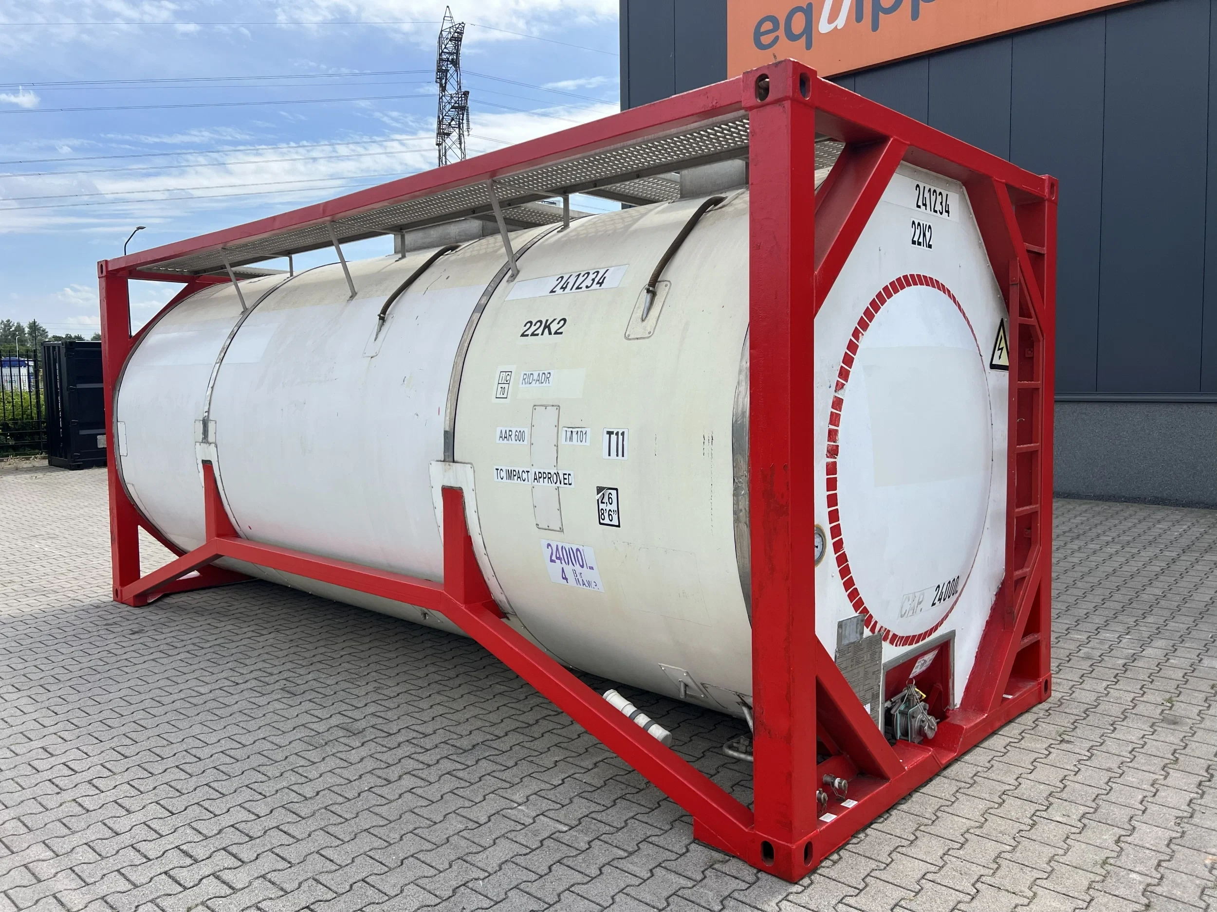 Welfit Oddy 1997 - 20FT ISO, 24.000L / 1-COMP. / UN PORTABLE T11/ valid 2,5Y/CSC-inspection till 09/2026 afbeelding 4