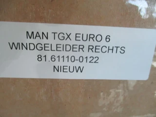 MAN TGX - 81.61110-0122 WINDGELEIDER RECHTS EURO 6 NIEUW! imagen 2 miniatura