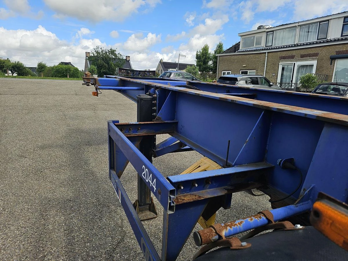 MKF METALLBAU CS 20 -20 FOOT- CONTAINER CHASSIS -HEAVY DUTY- BPW DRUM -STEEL SUSPENSION- GOOD QUALITY. 2007 zdjęcie 20