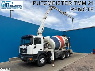 MAN N/A 2000 - 32 414 8x4, Manual, Steel, Putzmeister, Remote te koop
