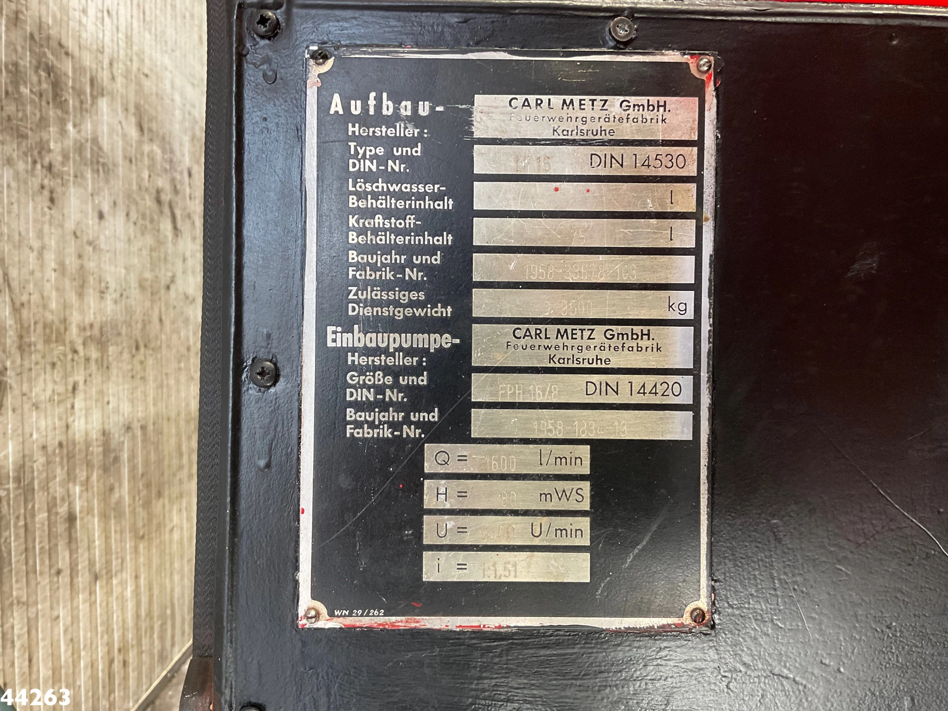 Mercedes-Benz LF 311 Oldtimer Feuerwehrfahrzeug Just 35.940 km! 1957 afbeelding 22