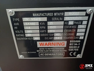 Daewoo N/A 2022 - Occ stroomgroep DAGFS-25 25KVA Daewoo obrazek 10