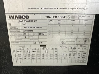 LAG N/A 2017 - 20FT/30FT ADR Chassis / BPW DRUM / ADR (EXII, EXII, FL, AT) / ALCOA / NL-Chassis / APK+ADR: 10/2026 afbeelding 27