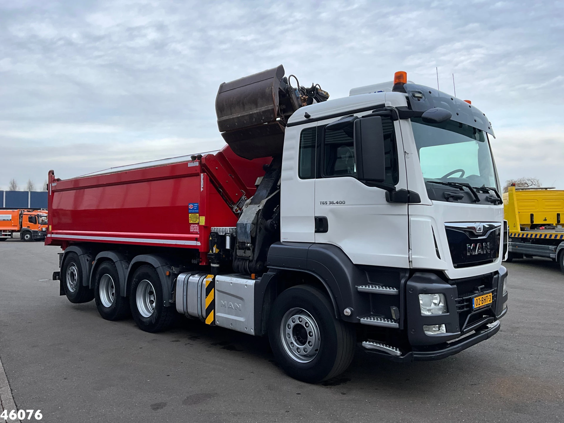 MAN TGS 2016 - 36.400 8x4 Euro 6 HMF 22 Tonmeter Z-kraan zdjęcie 7