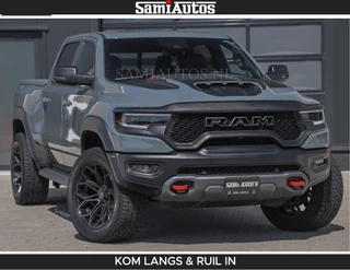 Dodge Ram Pick-Up 2021 - TRX 6.2 V8 HELLCAT | ANVIL SPECIAL ORIGINAL COLOR | CARBON | RODE STIKSELS | BOM VOL | afbeelding 2 miniatuur