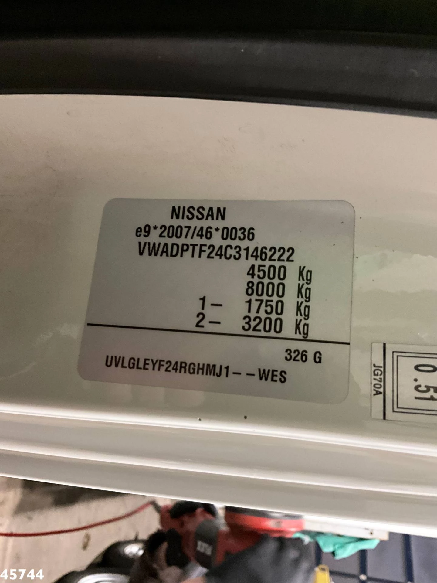 Nissan Cabstar 2012 - 45.14 kipper 7 zitplaatsen Manual Just 101.549 km! afbeelding 18