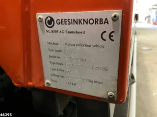 DAF FAN CF 290 Euro 6 Geesink 24m³ 2015 - N/A изображение 25