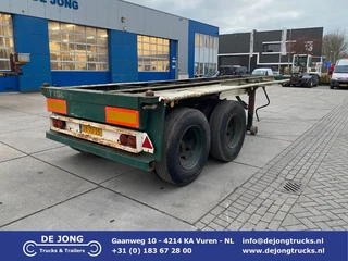 Groenewegen N/A 1983 - Container Chassis / 20 FT / BPW / Double Tyres изображение 1
