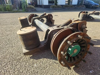 SAF B19-19K / SBK1937-11S/TRAILER AXLE /SINGLE TIRES/ DISC. 2006 afbeelding 1 miniatuur