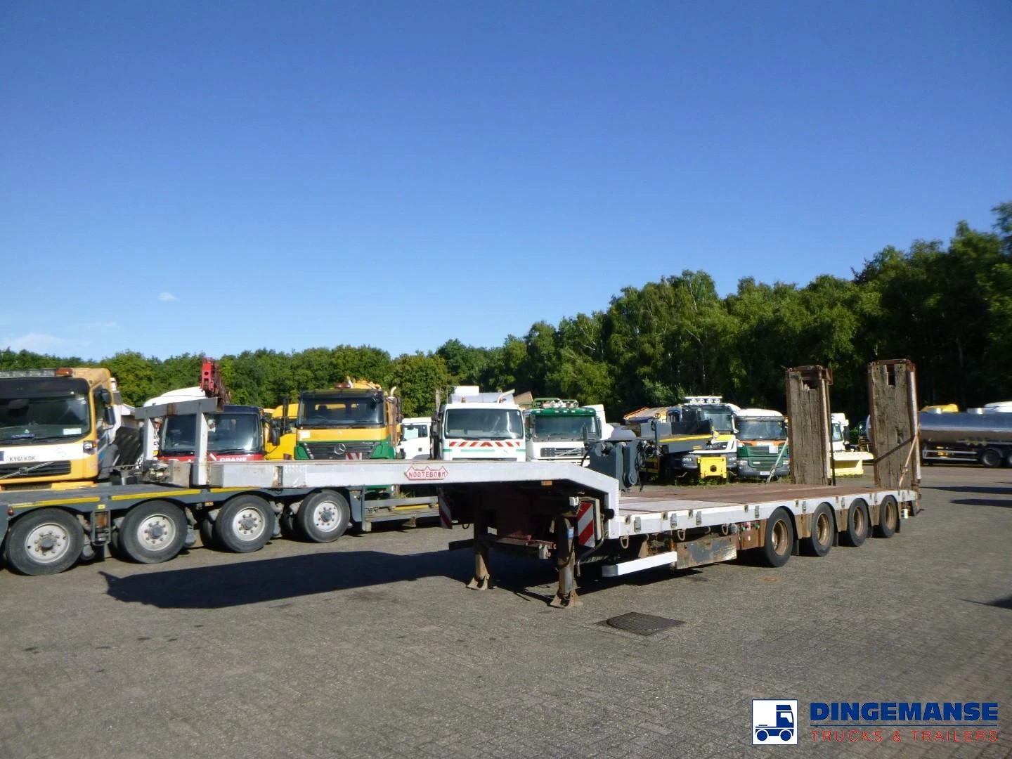 Nooteboom 4-axle semi-lowbed trailer 58 t ext. 2010 imagen 1