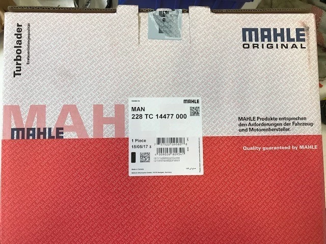 MAN - TURBO F90 1990-> (NIEUW) MAHLE 228TC14477000 51.09100-7244 immagine 6