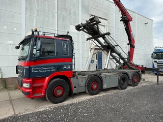 DAF CF 85.460 2011 - 8X2 + YEAR 2016 HMF CRANE 2620-K4 + FLYJIB + WINCH + REMOTE изображение 18