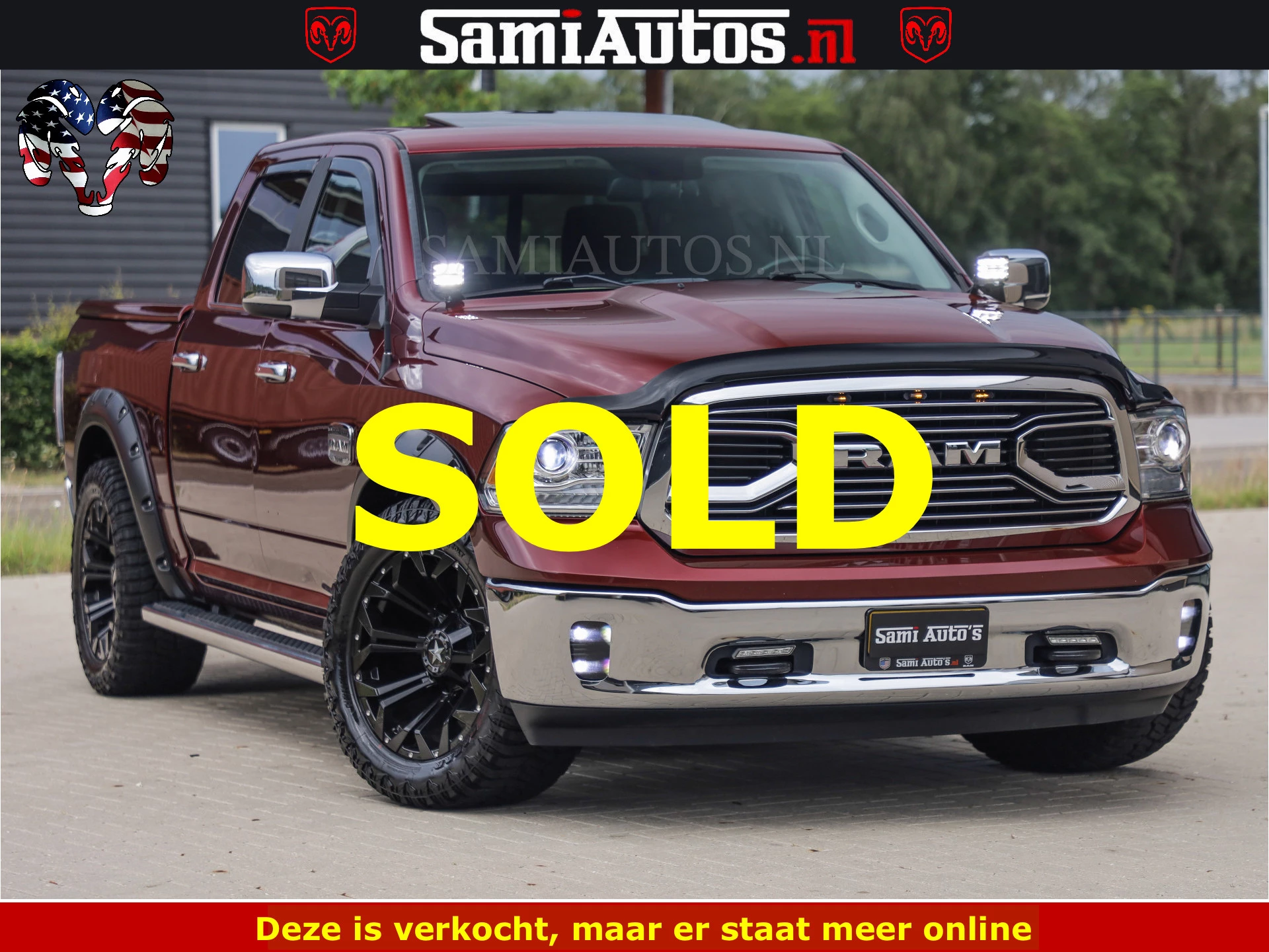 Dodge Ram 1500 2017 - HULK | 5.7 V8 | MARGE BTW VRIJ | LUCHTVERING | LONGHORN | GROOTSCHERM | WIDE BODY | 5 PERSOONS DUBBELE CABINE | obrázek 3