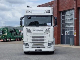 Scania S 2023 - 590S V8 NGS 6X4 - retarder - full air - leather - WB 315 - frigo afbeelding 2 miniatuur