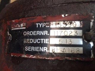 DAF N/A - DIFFERENTIEEL 1339G / 5.13 ZONDER SPER obrazek 2