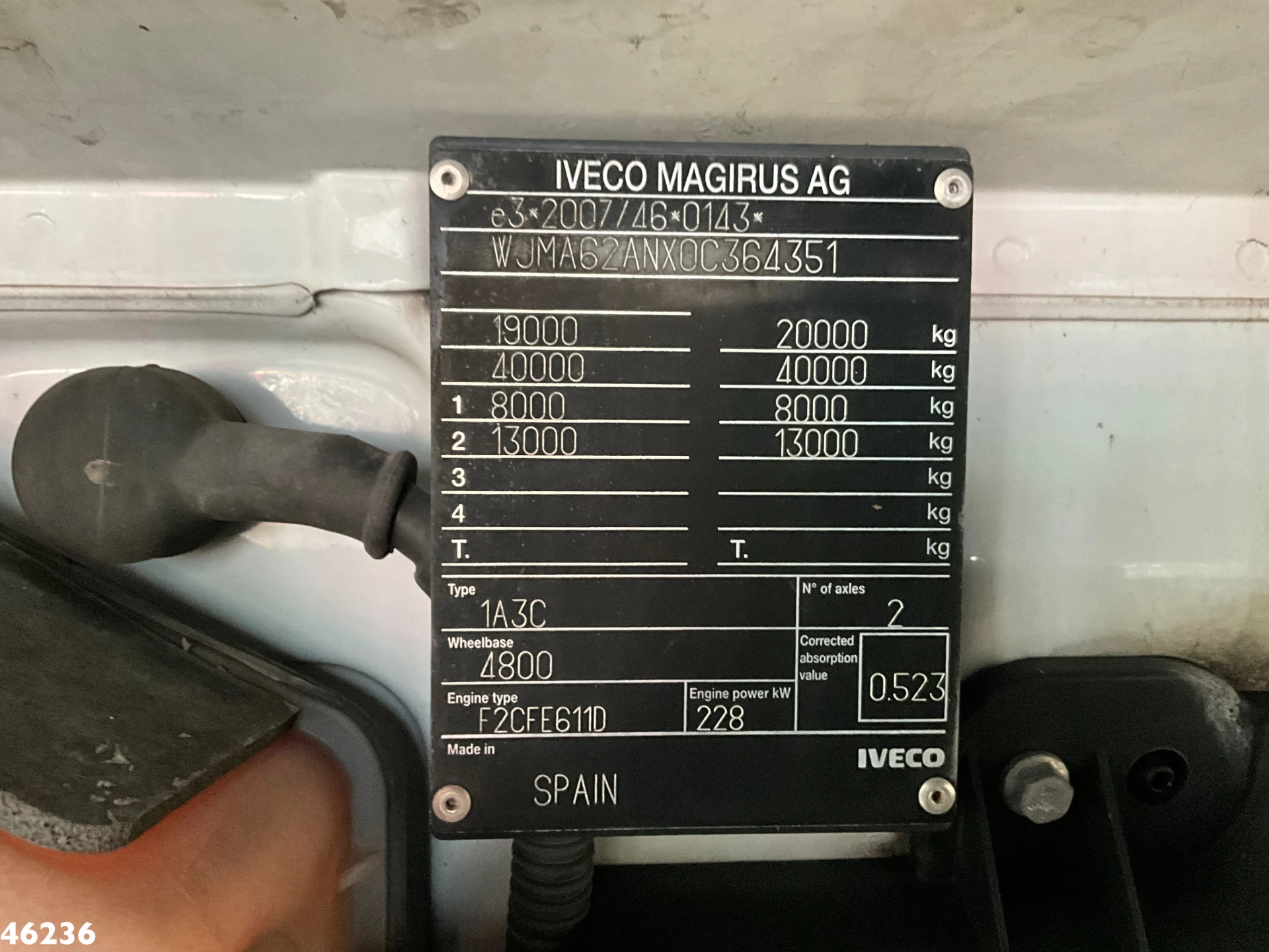Iveco Stralis 2017 - AD190S31 Euro 6 Fassi 15 Tonmeter laadkraan Just 128.214 km! zdjęcie 22