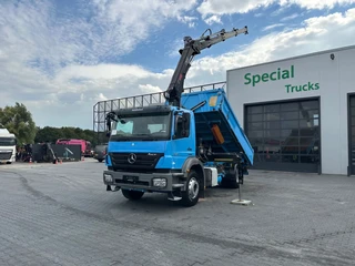 Mercedes-Benz Axor 1829 2010 - 4x2 EEV – HIAB 122 D-3 DUO – 3-zijdige Meiller kipper afbeelding 2 miniatuur