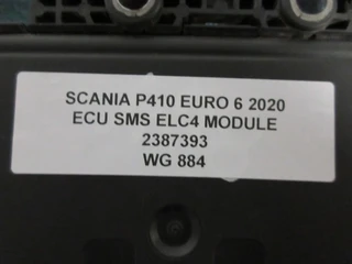 Scania - P410 2387393 ECU SMS ELC4 MODULE EURO 6 изображение 2 миниатюра