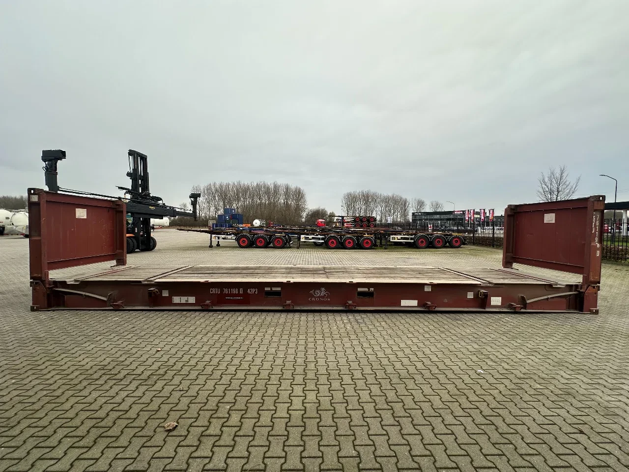 CIMC 2008 - 40FT FLATRACK FLUSH FOLDING / CSC: 10/2027 / 10x available afbeelding 3