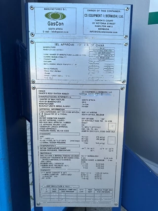 Diversen N/A 2016 - 20FT ISO T50 Gastank / T50 / 25.000L / MAWP: 15,1 bar / 5Y- + CSC-inspection valid till 04-2028 imagen 17