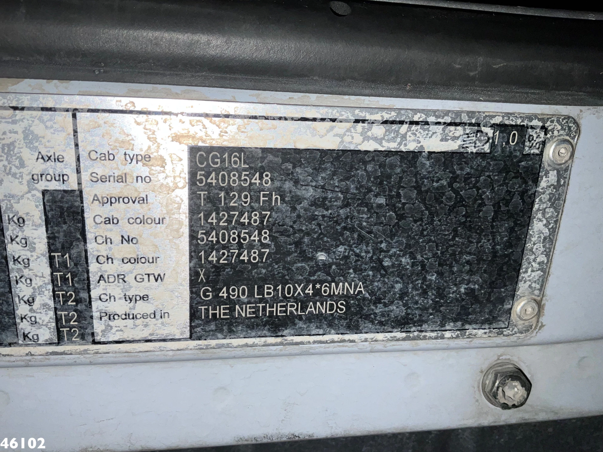 Scania G 2016 - 490 10x4 Euro 6 Retarder Hiab 26 Ton haakarmsysteem obrázek 19