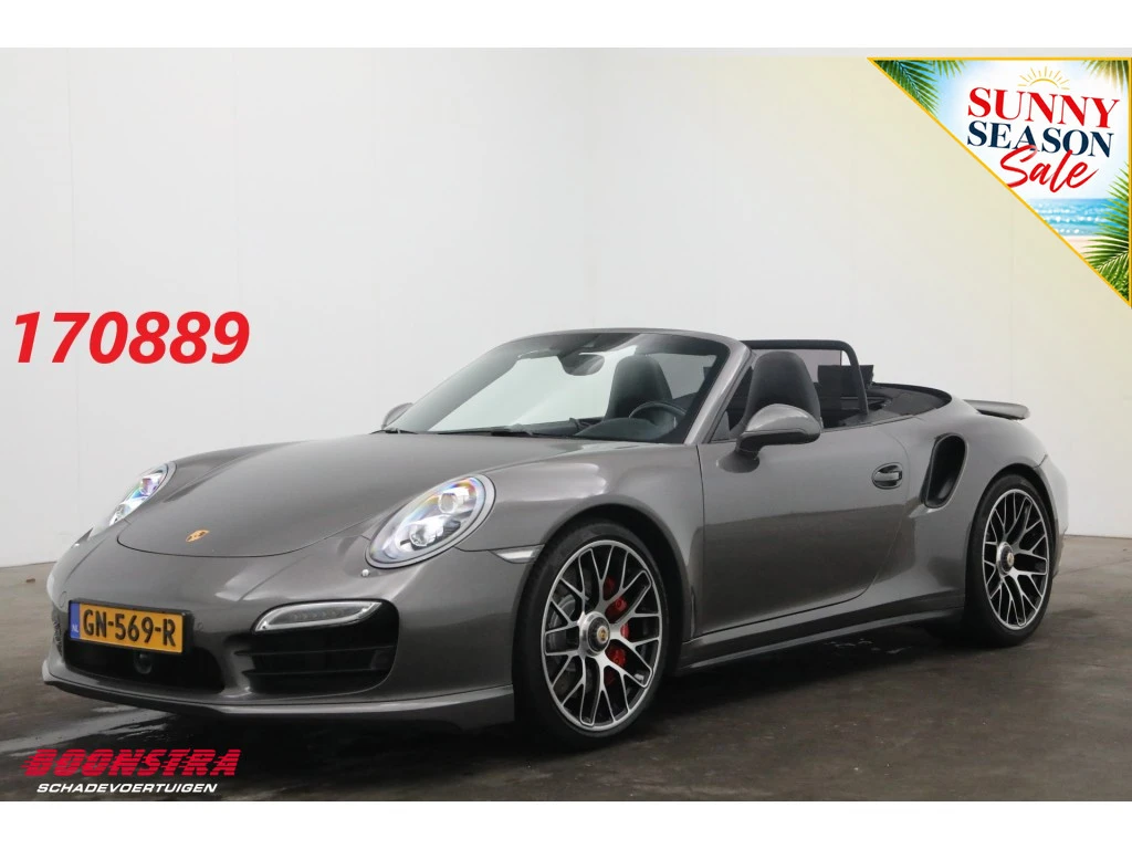 Porsche 911 2014 - Cabrio Turbo Sport Chrono PADM PDCC PDLS+ Burmester SHZ afbeelding 1