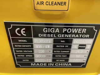 Giga power PLD8500SE 8 kVA silent generator 2022 - N/A bild 10
