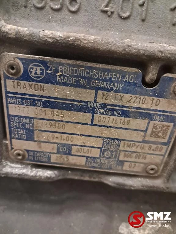 DAF - Occ versnellingsbak 12TX2210TD DAF obrázek 5